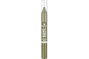 ‎ESSENCE COSMETICS essence blend & line eyeshadow stick, Lidschatten, Nr. 03, Grün, langanhaltend, hochpigmentiert, mit Ölen, metallisch, vegan, ohne Mikroplastikpartikel, Nanopartikel frei, ohne Parfüm, 1er Pack (1.8g)