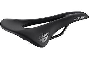 SELLE ITALIA Sillin de Bicicleta SAN MARCO Open-Fit, Dynamic Wide, Negro