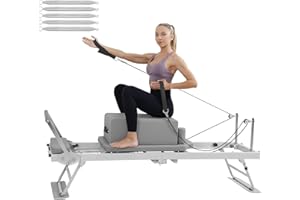 GRDSGRD Pilates Reformer Gerät Foldable Pilates Reformer Maschine Ausrüstung für Home Workouts,Tragbare Reformer Pilates Maschine für Home Gym