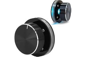 ELPRICO Paya de Control de Volumen USB, PC Control de Altavoces de Computadora Audio Audio Paya de Control de Volumen Externo con Luz RGB, Admite el Android PC Multimedia Tipo C