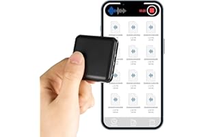 FRESUM 64 GB Mini Digitaler Diktiergerät, Aufnahmegerät mit Spracherkennung 160 Stunden Aufnahme, Magnet Voice Recorder mit Rauschunterdrückung für Meetings Interviews Vortrag Vorlesung Kurse Konferenzen