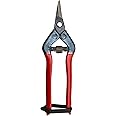 CHIKAMASA Professional Shear/Scissor S-2C Curved Blade "Made In Japan" 165X50X15 Red