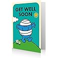 Mr Men & Little Miss Greetings Card, Mr Bump, Get Well Soon, Multiple Colours (MR062)