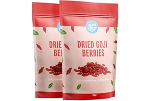 ‎HAPPY BELLY Amazon-Marke: Happy Belly Gojibeeren, getrocknet, 500g (2er-Pack)