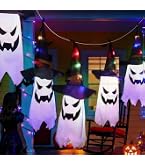 Guirlande Lumineuse Halloween 2,7m 72 LEDs - Vigne Noire Avec Citrouilles, Chauves-souris, Lumières Orange/violet - 8 Modes, Batterie, Imperméable