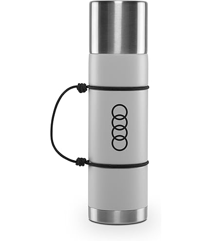 Audi 3292200400 Gourde Isotherme 500 Ml Noir Avec Logo Audi