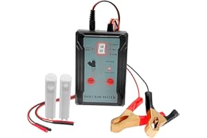 Ronyme Adattatore per la pulizia del tester dell'iniettore di carburante per auto, con strumento di riparazione della borsa per moto, Set completo