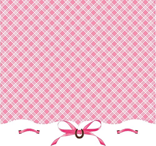 Tischdecke * WEISSES PFERD * für Kindergeburtstage oder Motto-Partys // Geburtstag Party Tablecover weiß und rosa Schimmel