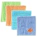 Luvable Friends Baby 4 Pack Washcloths (Blue Fish)