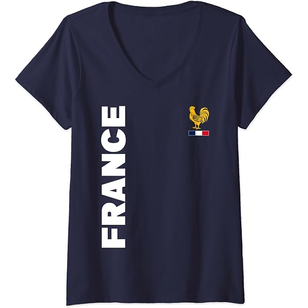 T-shirt Fan Basketball France, Drapeau Français, Coupe Classique, Cadeau Pour Supporters - 14