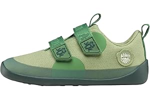 Affenzahn Barfußschuh Baumwolle Lucky Klettverschluss Vegan rutschfest Flexibel für den Sommer in Größe 21-35