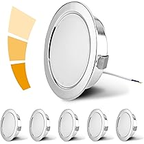 Faretto Led Da Incasso Vetro Tondo Faro Cartongesso Luce Bianca Calda Naturale Fredda Diametro Foro Incasso 75 Mm Cambia Colore Maka 2 Pezzi 6w 500lm 90107475 - Foto 2