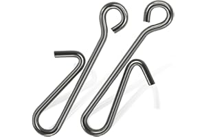 9KM DWLIFE Quick Change Bait Clips 100pcs Stainless Steel Fishing Snap Sea Rigs Fast Link Connector Saltwater Freshwater