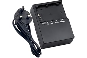 AERXVECIY LC-E6 Quick Battery Charger for Canon LC-E6 LP-E6 LC-E6E LP-E6NH Batteries Compatible with EOS R5 R6 6D 7D 5D 5DS 5DS R 60D 60DA 70D 80D 5D Mark III 90D Mark II Cameras Power