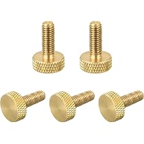 2 écrous Papillon En Laiton M10x1.5mm - Pour Fixation Rapide Sur Imprimante 3D Ou Bricolage - Marque Uxcell