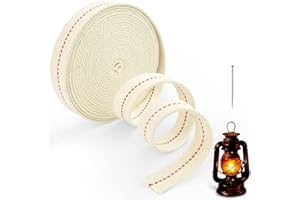 DURANTEY DUEANTEY Stoppini Piatti per Lampade a Petrolio Stoppino per Lampada ad Olio 4.5 M Stoppino in Cotone Piatto Stoppino Ricambio Lanterne a Petrolio Rotoli Ricambio Stoppino Lampada ad Olio (2CM)