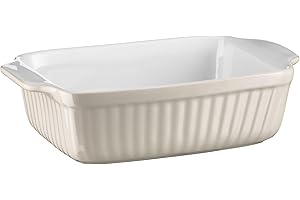 Mäser 931489 - Pirofila rettangolare serie Kitchen Time, ideale anche per lasagne, come piccolo stampo per dolci e tiramisu, in ceramica, antigraffio e anti-taglio