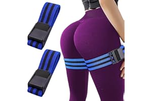 StyleBest 2pcs Bandes d'occlusion Bandes de Restriction de Flux sanguin Flexible pour Les Bras et Les Jambes Obtenez des Muscles Maigres, des gluettes Bffr Flow Flow Restriction Elastic