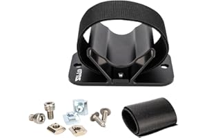 Eayoly Supporto per Forcella per Bici, Supporto per Blocco Forcella con Blocco Bici a sgancio rapido Portabiciclette da Tetto per Auto in Lega di Alluminio Telaio Fissaggio Ruota Posteriore Bici