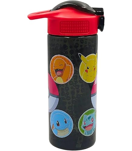 Køb Pokemon Water Bottle - Pikachu Scribble - 500ml