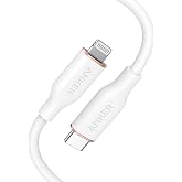 Anker Cable iPhone PowerLine III Flow, 90 cm, MFi, silicona | Compatible con iPhone 13/13 Pro Max/12/11 Pro/X/XS/XR/8 Plus y