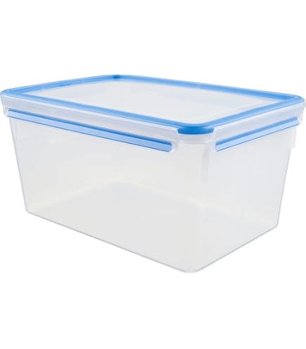 Lock & Lock HPL 812F Rechteckige Box, 1 L, Blau, Transparent, 1 Stück (Deckel, Rechteckig, 1 L, Blau, Transparent, Polypropylen (PP), 151 Mm