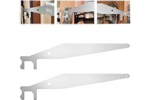 CALKKRER Calkrer FirePik Pro Lot de 2 outils de crochetage de serrure, outil multifonction Firefighter, outil d'entrée manuel en acier inoxydable pour premiers répondeurs et Firefighters.