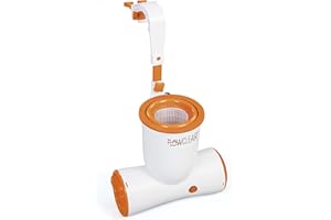 Bestway Combinazione pompa filtrante Flowclear Skimatic 2 in 1, multicolore, con pompa filtrante, 3,974 l/h
