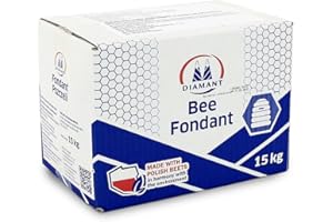 CENTRUM PSZCZELARSKIE ŁUKASIEWICZ Bienenfutter - Zucker-Teig - Zucker-Paste - Landwirtschaftliches Zubehör - Natürliche Produkte - Imkerei - Honig - Bienenhaltung - Futterteig 15 kg
