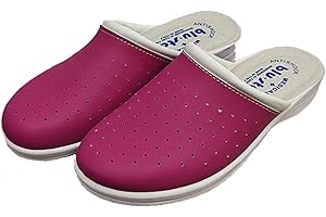 fratelliditalia.org Ciabatte Pantofole sanitarie Donna Suola Zoccoli Antiscivolo Sabot Pelle morbide Vari Colori