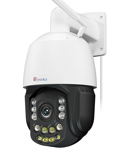 Annke – Caméra de surveillance 4K extérieure – Détection de mouvement humaine et véhicule – Vision nocturne IR jusqu'à 50m – Zoom optique 4x – IP67