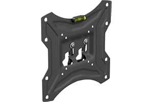 D-Line TV Wall Bracket for 23-50 Inch TVs, Ultra Low Profile TV Bracket with Spirit Level, Slim Flat to Wall TV Mount - VESA 75x75mm - 200x200mm, Holds up to 25kg