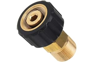 Stone Banks Adapter do myjki ciśnieniowej, metryczny M22 15 mm żeński do M22 14 mm złącze z gwintem męskim szybkie podłączenie myjka ciśnieniowa adapter węża pistoletu akcesoria części