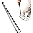 Shoe Horn Long Handle Metal - Shoe Horn for Men Women Kids Seniors,16.5" Long Shoe Horns for Boots,or Extra Long Shoe Horns