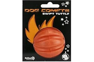 Dog Comets Ball Halley - Pelota para Perros - Ø6 cm - Juguete para Perros - Pelota para Perros para encías sanas - Caucho Natural - Naranja