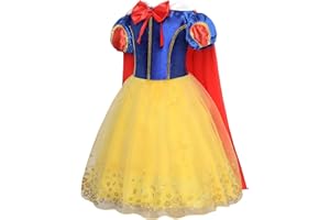 Jurebecia Princess Costume For Girls Dress up With Accessories Custom Dress for Girls Birthday Party Dresses Halloween Cosplay Costumes