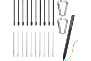 TALNITE 20-Pcs Replacement Pen Tips for Remarkable 1, 2, Pen and Plus Tablets, Includes Nibs Removal Tool, Stylus Nib Painting Writing Accessories Fit for Remarkable 1&2 (Stylus Not Included) (Black+white)