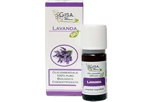 Gisa Wellness - LAVANDA - Olio Essenziale Bio - 100% Puro e Naturale - [10ml] - Alimentare - Aromaterapia - Cura della Persona - Benessere - Made in Italy