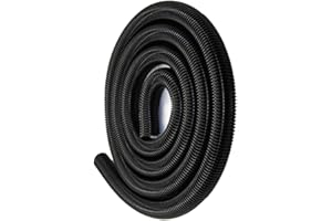 Daaxing Tuyau d'extension universel pour aspirateur, 32 mm, extra long, flexible ondulé pour aspirateur (2 mètres)