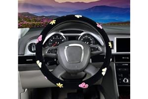 Mayco Bell 2017 Couvre-volants Caches de Volant Femme Broderie Mignon Car Volant Couverture (Papillon)