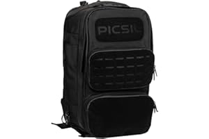 PICSIL Plecak Taktyczny Maverick 40L, Wodoodporny Plecak Wojskowy z Kieszenią Termiczną, Portem USB do Ładowania, Przegrodą na Laptopa, Urządzeniem Zabezpieczającym