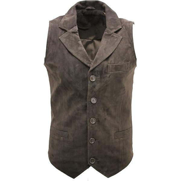 Gilet Imbottito In Pelle Infinity Leather - Uomo, Design Senza Maniche Con Tasche E Chiusura A Zip