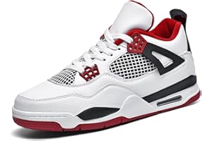 MANZOOR Zapatillas de Baloncesto para Hombre,Air Retro Skate clásicas Suela de Goma,Moda Zapatos Deporte Antideslizantes,Botas de Baloncesto para Entrenamiento al Aire Libre