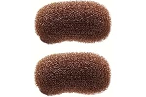 Dream Aurora 2Pcs Volume Hair Increase Pad Clip,Hair Padding Tool,Brown Volume Hair Bump Inserts Hair Pads Hair Bump Up Clip Hair Accessories