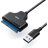 USB 3.0 to SATA Adapter Converter for 2.5 Inch Hard Drives SSD/HDD, 20 cm, Supports UASP ..