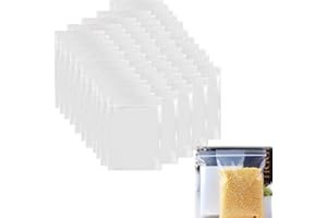 HUGFADS "Lot de 500 Sachets Zip Transparent 8 x 12 cm en Polyéthylène - Sacs Refermables pour Stockage Alimentaire et Objets Divers - Résistants et Pratiques"