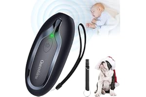 BUBBACARE Anti Bell Gerät Hunde, Antibell Ultraschall Gerät mit Variabler Frequenz, Handheld Anti Bellen Gerät Antibell für Hunde, Antibell Halsband Hund, Anti Bell Halsbänder für Hunde, Hundetrainingsgeräte