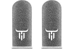Minoan Socks® Aim Lot de 6 manchons de doigts de jeu pour jeux mobiles, gants de jeu, gants de jeu pour pubg pouce, jeux mobiles