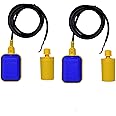 AMPEREUS Float Switch for Water Tank with 3 Meter Wire | Float Valve for Water Tank | Accurate Water Level Sensor & Flow Sensor | Reliable Tank Level Indicator (Pack of 2)