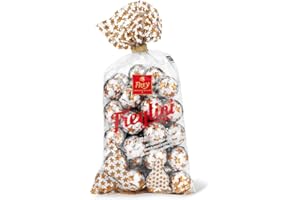 Frey Freylini Hazel Cream 480g - Balles de Chocolat au Lait Fourrées Caramel Nougat - Sachet de Noël - Chocolat Suisse Certifié UTZ